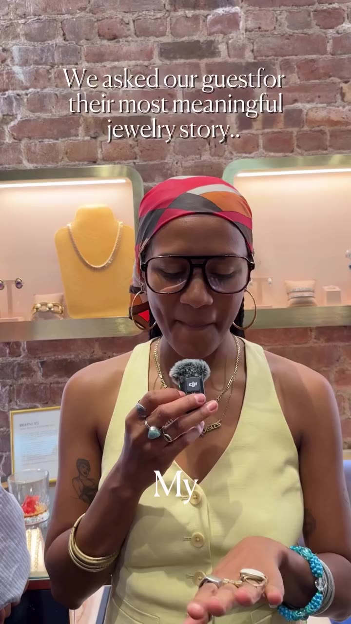 We asked our guests to share a piece of jewelry with a meaningful story behind…