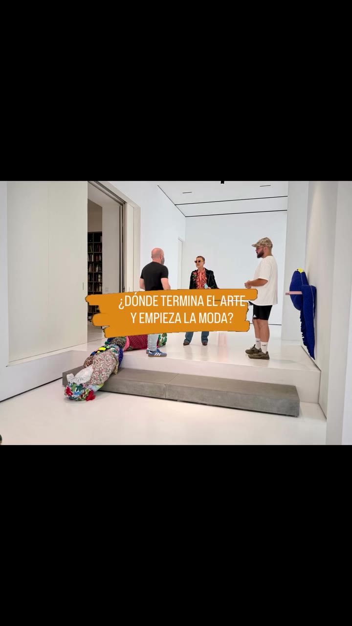 Where does art end and fashion begin? What happens when art leaves the plinth…