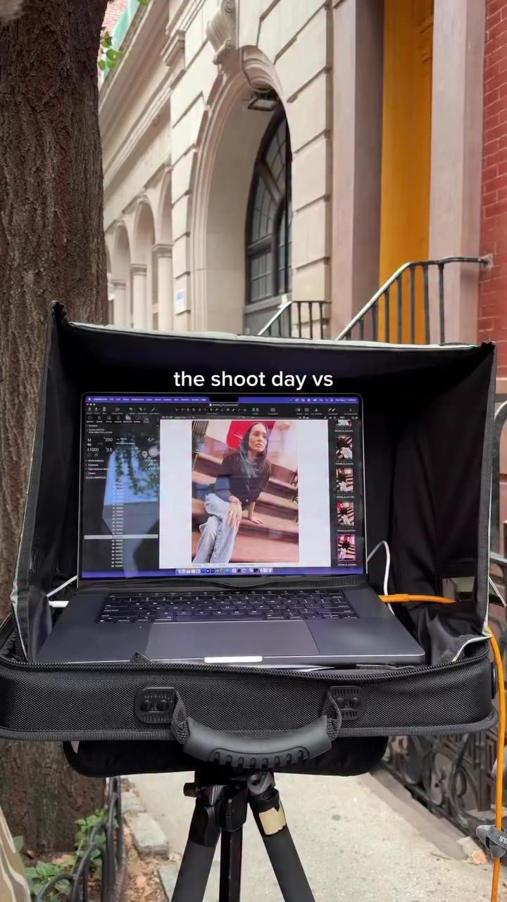 From shoot day to your feed 📸
