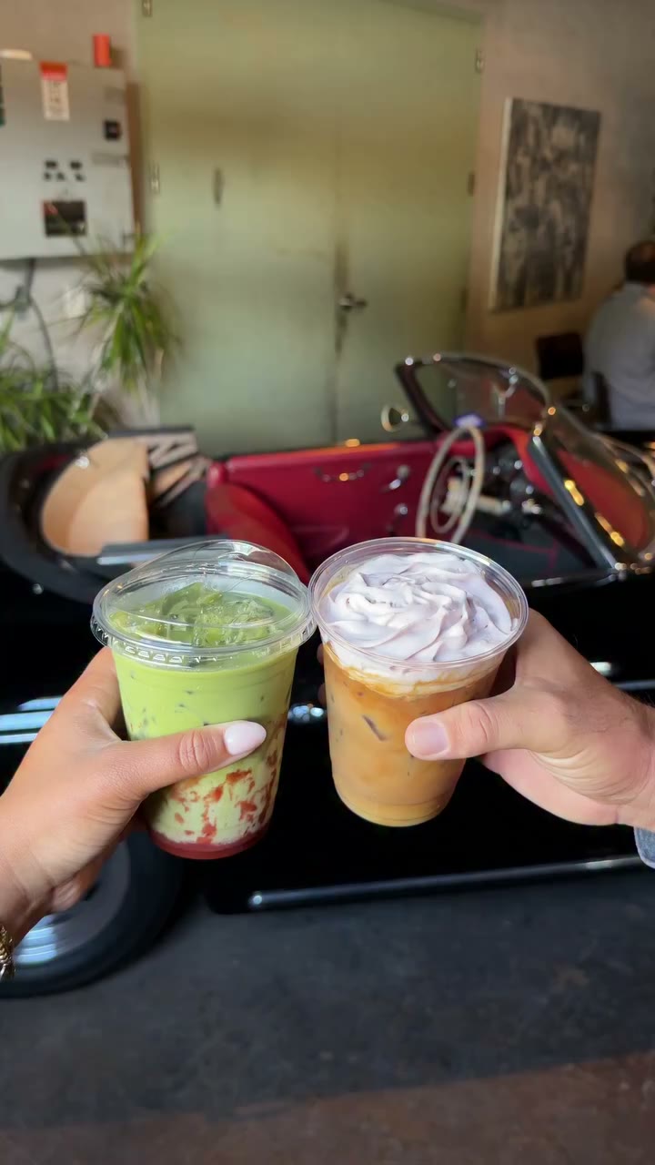 new austin coffee shop alert ‼️🍵 Alloy Auto Haus might be one of the coolest…