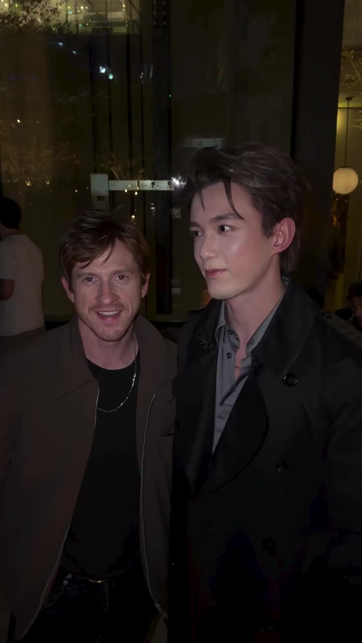 @leowu1226 with #daniellee at @burberry party