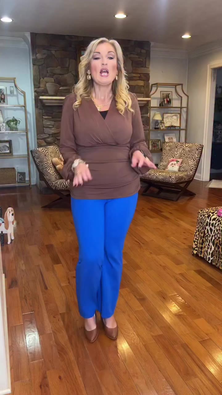Brown and bright blue might be one of my new favorite color combinations. I…
