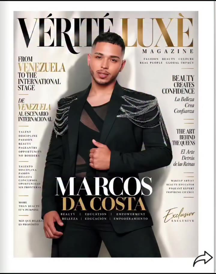 VÉRITÉ LUXÈ MAGAZINE MARCOS DA COSTA ✨ EXCLUSIVE OUT NOW ✨ From sketching…