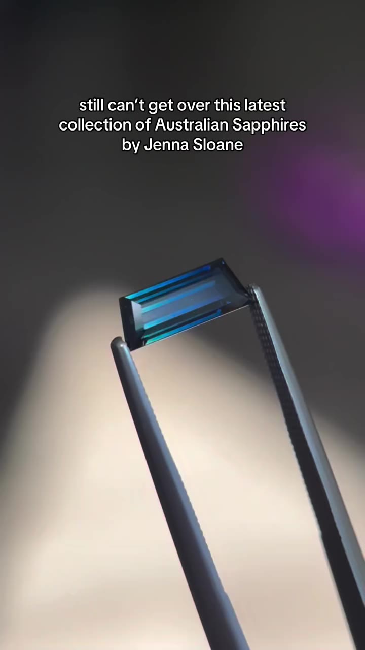 Jenna @sloanestonez made magic with the Australian Sapphires we sent her way…