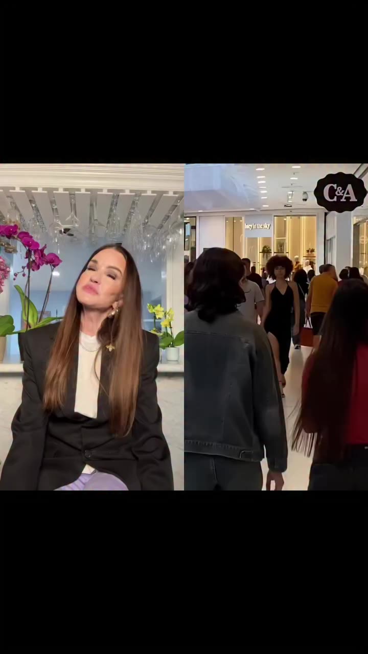 let’s all walk around malls like Luciana 🛍️♥️ #catwalk #model #fyp