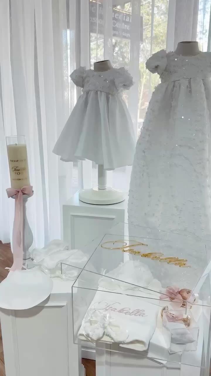 A complete Catholic christening package for a beautiful little girl’s special…