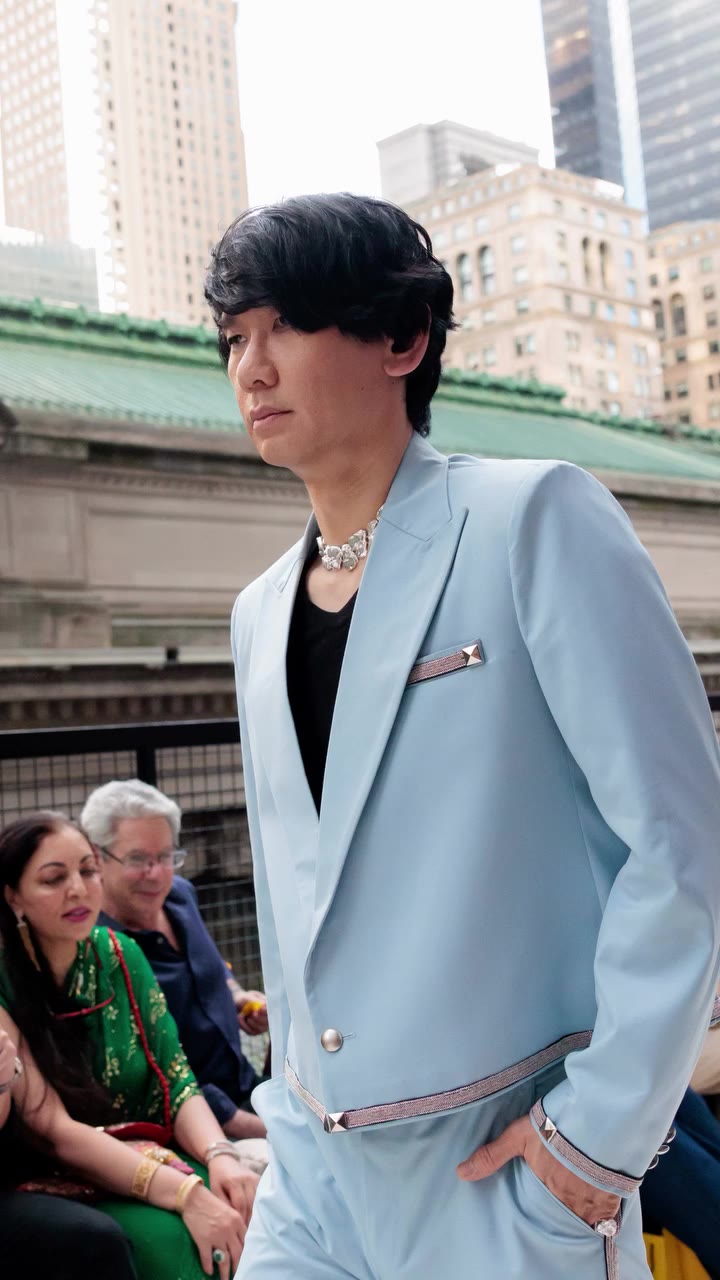 2026 “Unapologetic Grace” Collection @flyingsolonyc Baby Blue Suit is our…