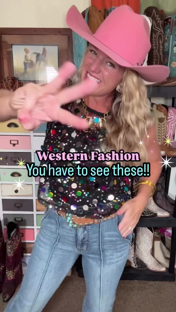 Have you seen these cowgirl boots, concert top and western jewelry? They are…