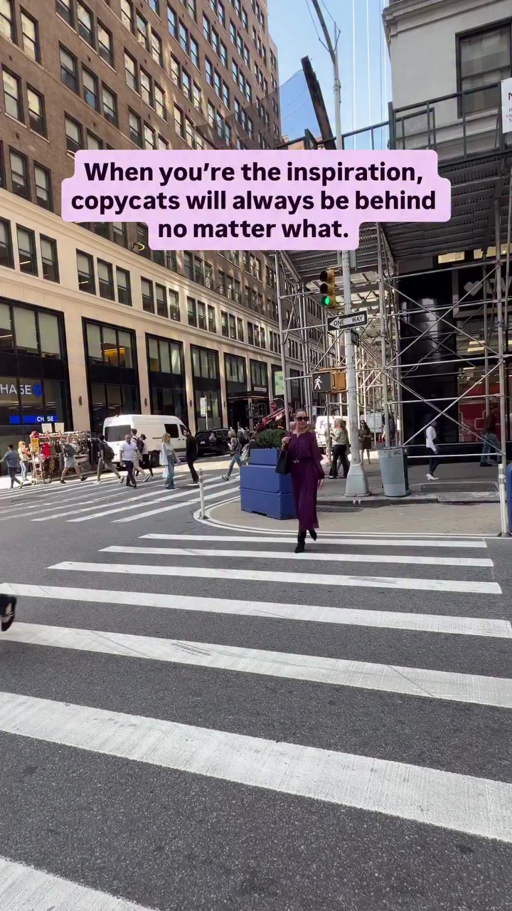 When you’re the inspiration, copycats will always be behind no matter what 💖…
