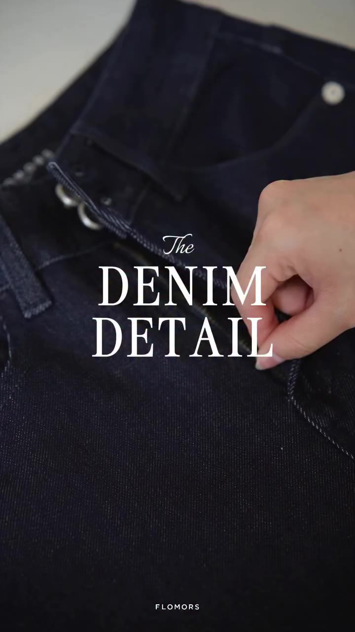 A closer look at our new denim detail. Launching tomorrow exclusively at…