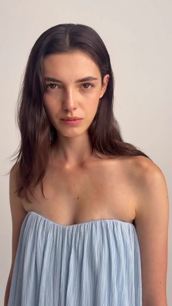 The Larsa dress in a new blue mist colourway for Spring. Discover new dresses…