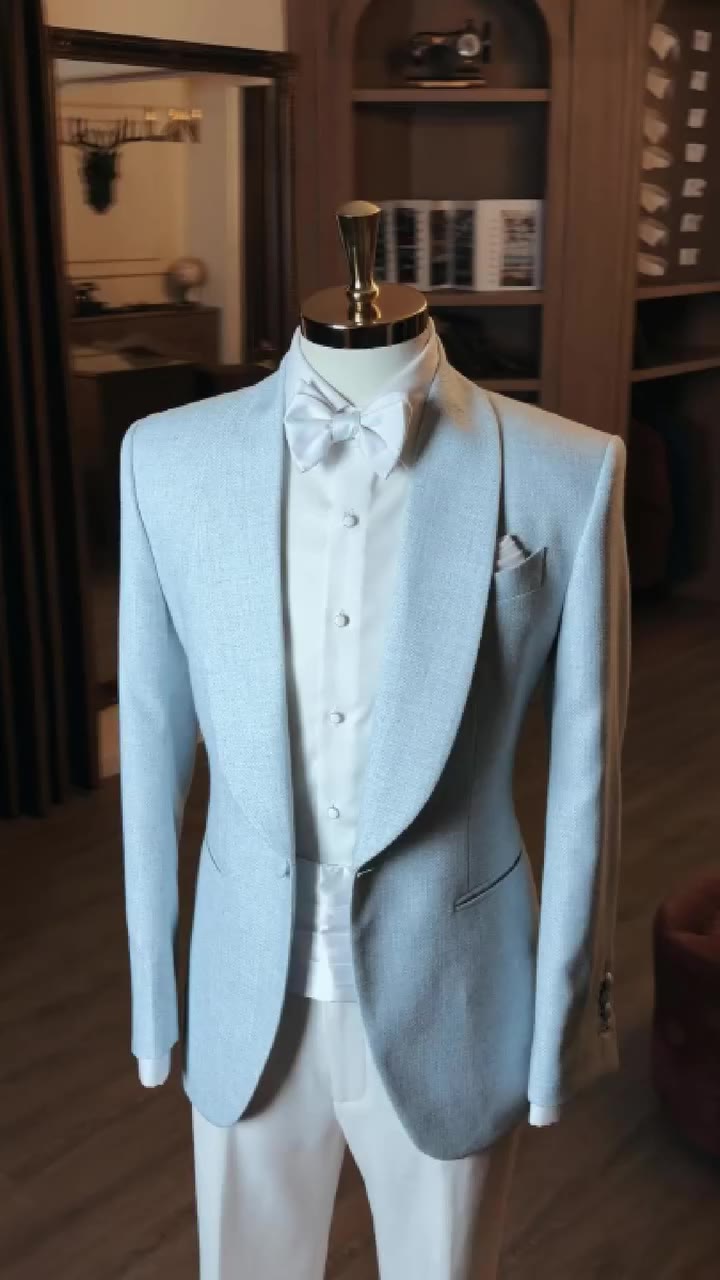 TUXEDO BABY BLUE – Một sắc xanh tinh tế, một phom dáng trang trọng, một diện…