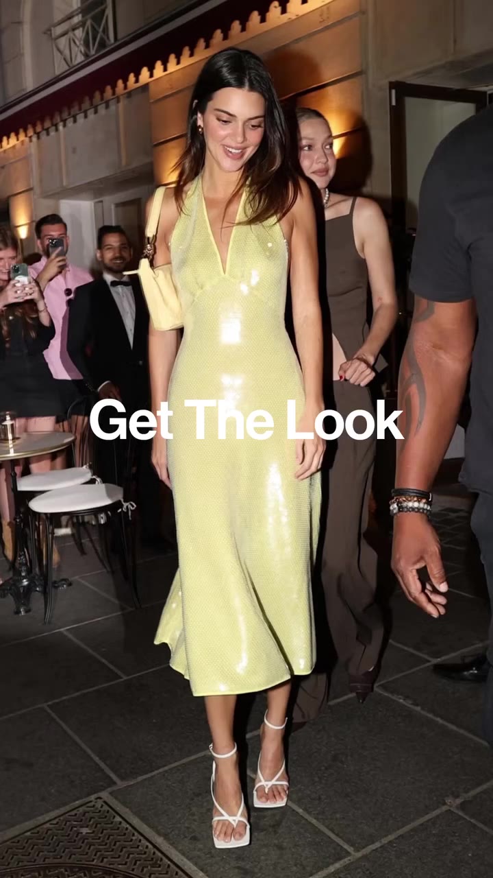 GET IT LIKE KENDALL. kendall jenner makes a serious case for the sequin maxi…