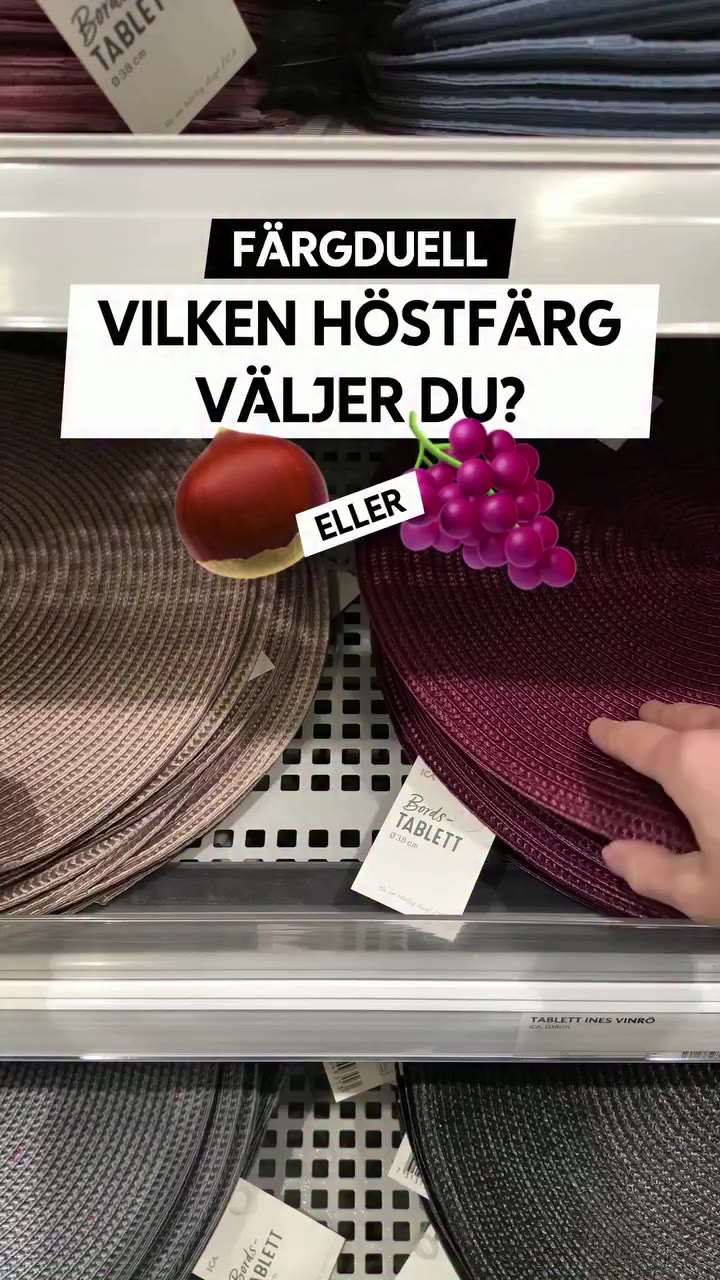 Vilken sida av kundkorgen väljer du? 🛒🌰 eller 🛒🍇