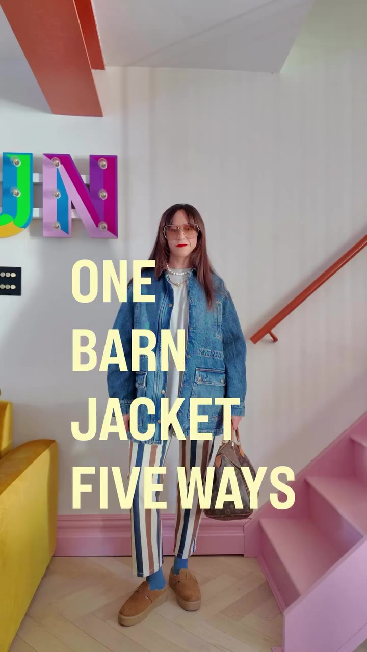 Five ways to wear… Denim barn jacket @shopmatalan #gifted 💙 Comment SHOP…
