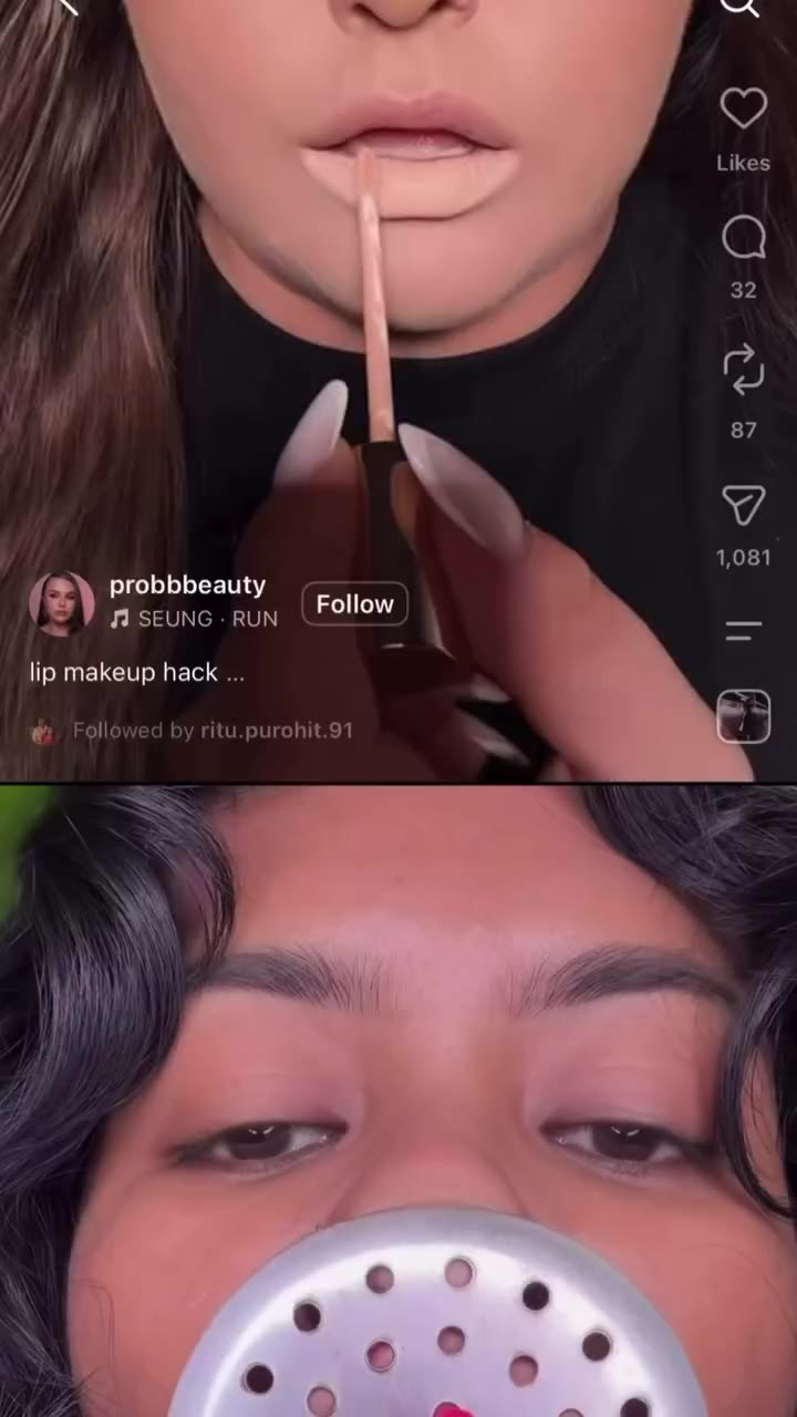 Tried the viral concealer lip hack and... i was sure it would FLOP 😭✨ Is this…