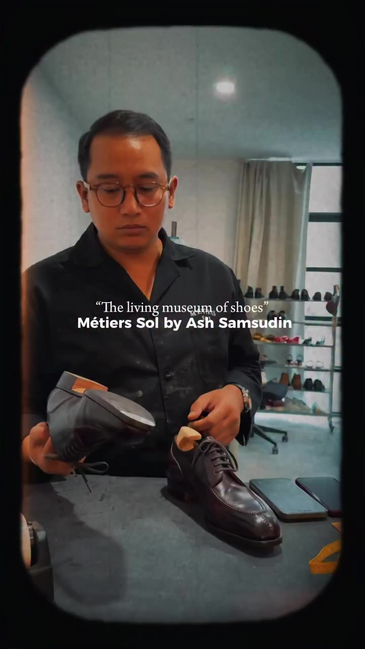 Always happy to pop over to Métiers Sol, the living museum of fine shoes and…