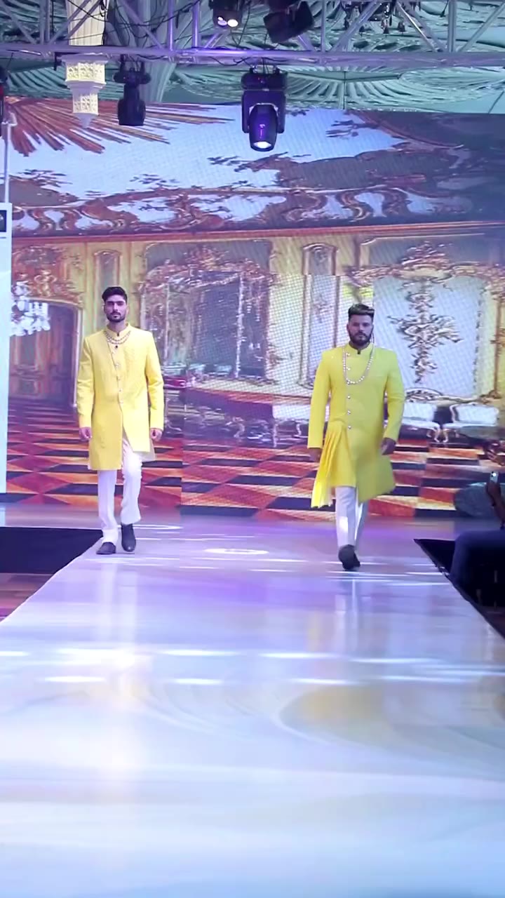 A walk that speaks royalty. ✨ Our stunning models owning the runway in *VIP's…