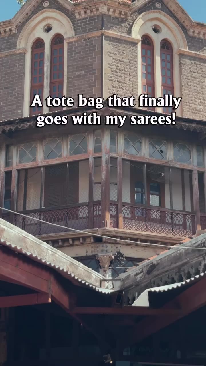 A tote bag that finally goes with my sarees! 😍✨ Meet the Katha Tote Bag…