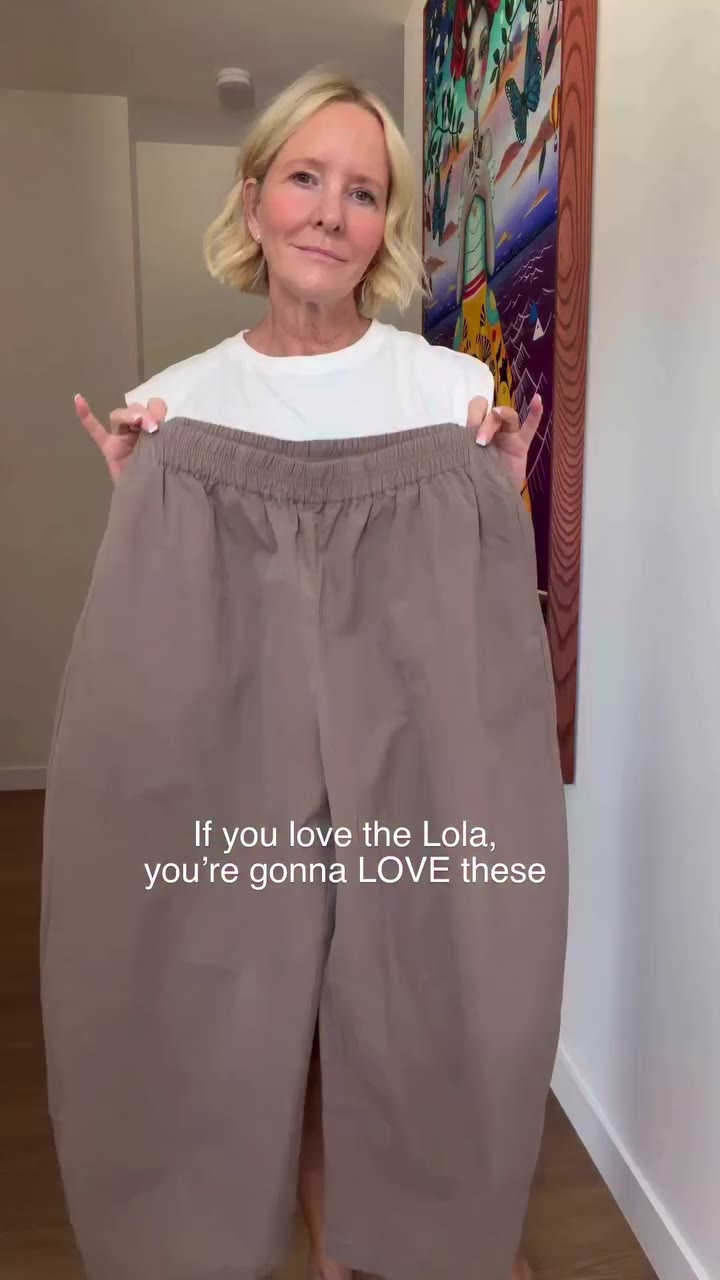 If you love the Lola barrel leg pants, you’ll LOVE these. Softer. Lighter…