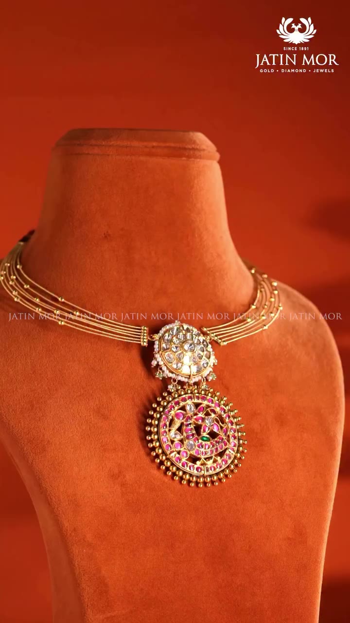 Kundan Pendant with Chain❤️ #jatinmor #diamondjewellery #jewellery #instagram…