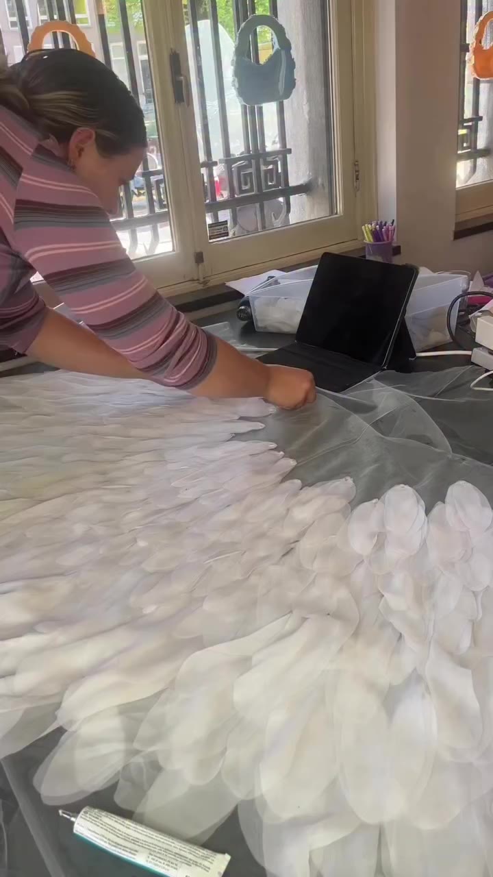 Process of making a look for milan fashion week 🪽🦢 Stay tuned for the…