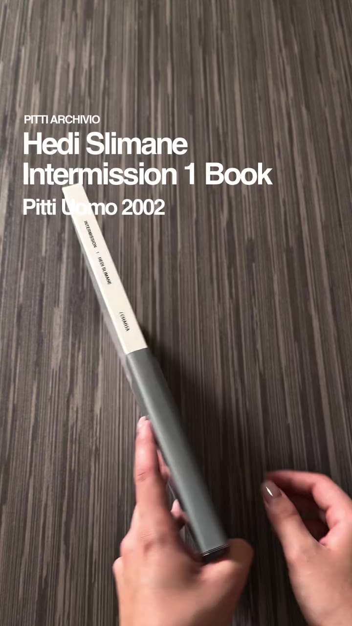 Hedi Slimane - Intermission 1 Book - 2002 Co-published by Fondazione Pitti…
