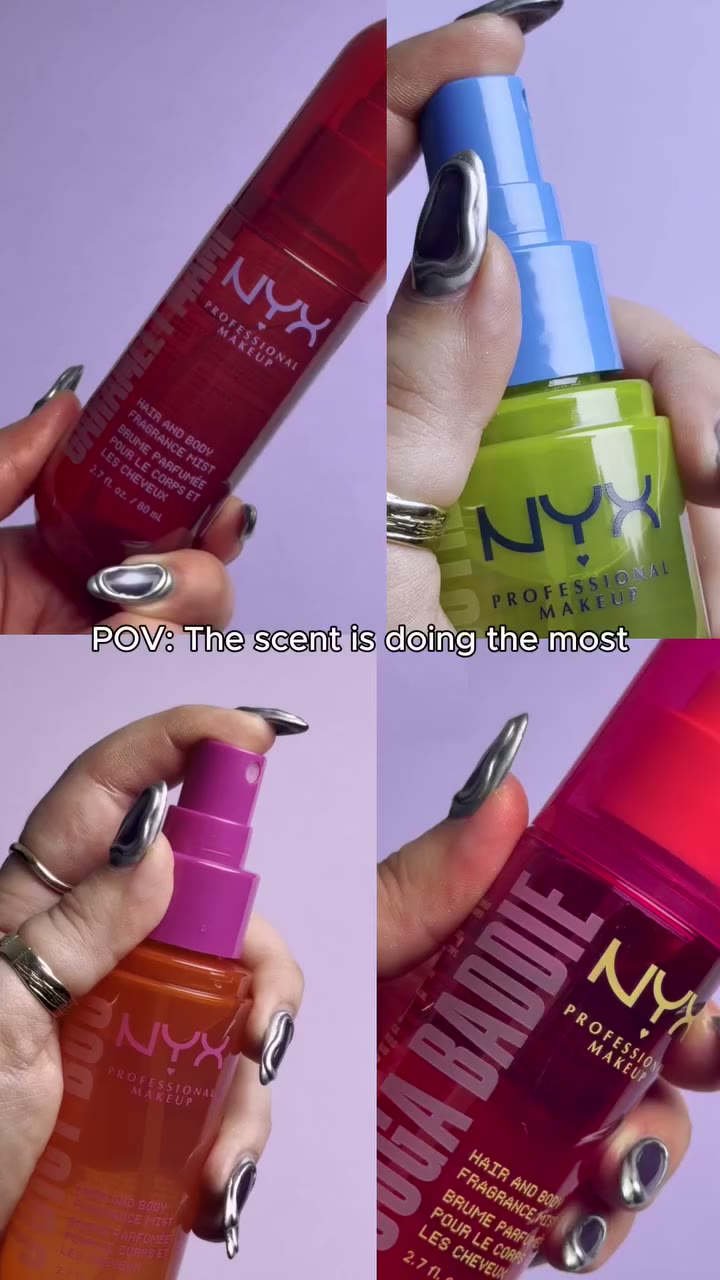 For the baddies who want to smell like🍦 🥭 🥥🍯 🍭 🍊 #NYXCosmeticsAUNZ…