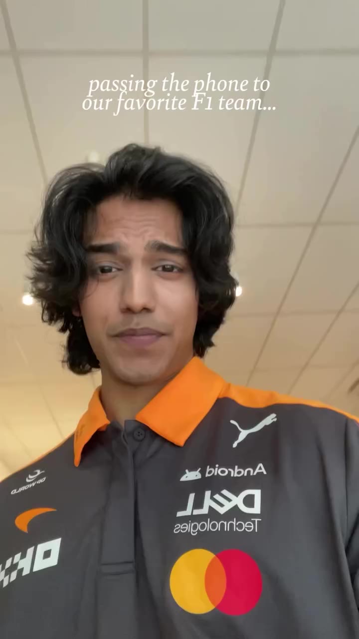 As if the @mclarenf1 signature orange weren’t already doing enough clue to who…