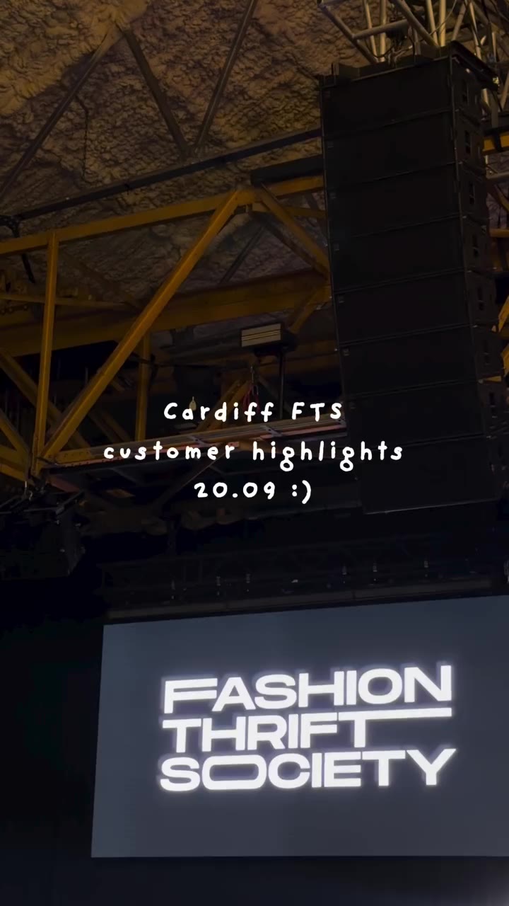 thankuuuuu Cardiff !!! First @fashionthriftsociety was so slay🤭💋