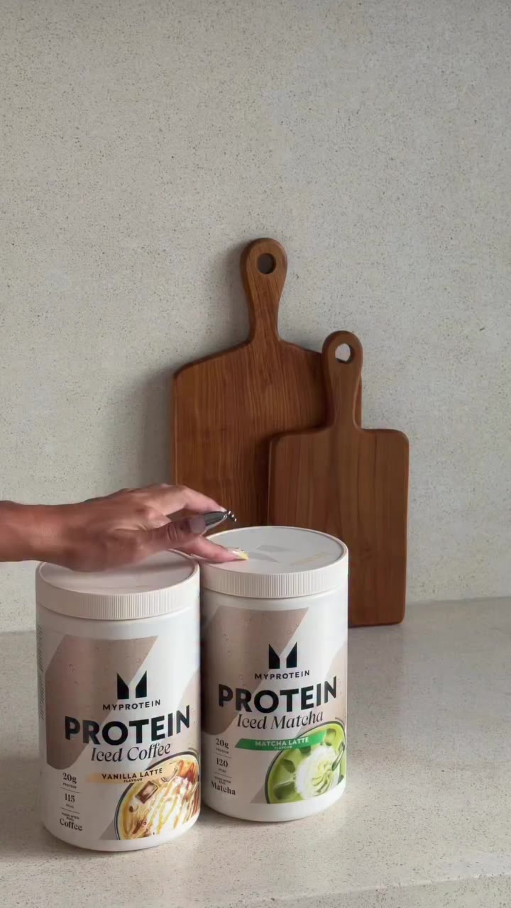 PROTEIN ICED MATCHA 🍵 Mon petit matcha protéiné du moment : frais, crémeux et…