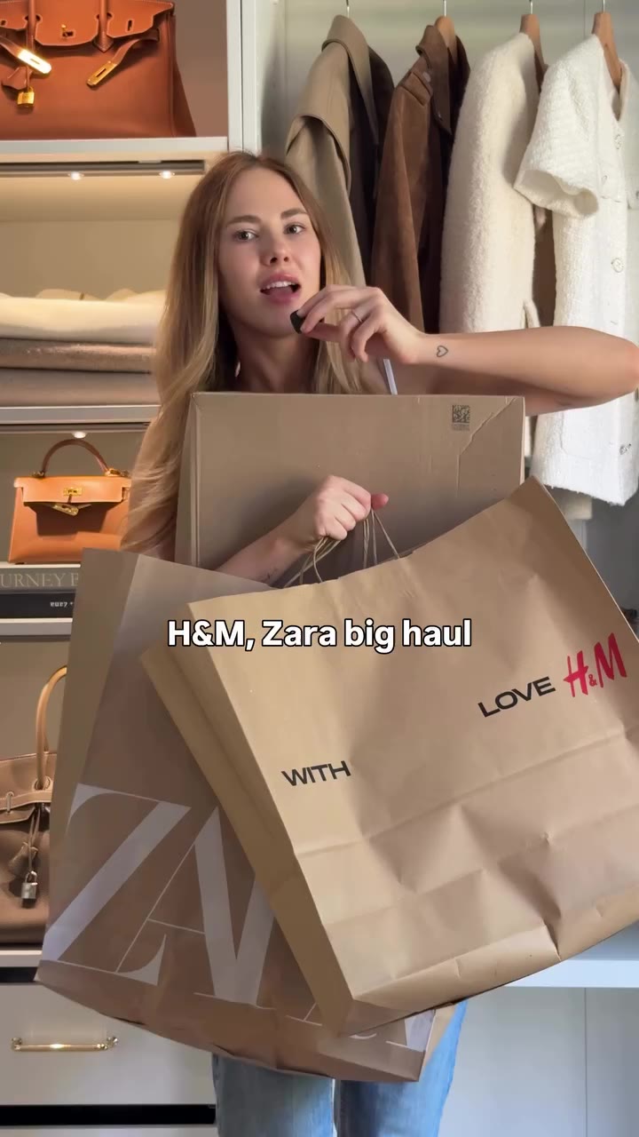 Zara & H&M elegant autumn haul- jackets, skirts, tops 🤎 Comment « LOVE » and…