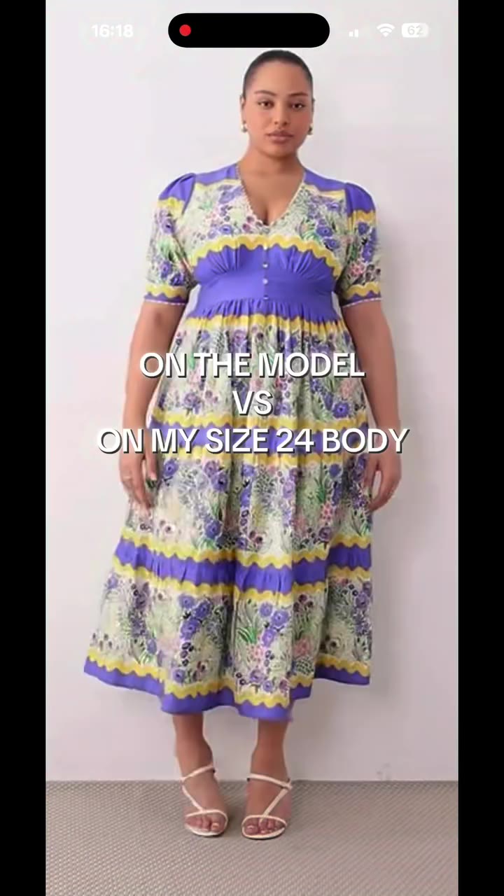 On the model… vs on my size 24 body 👀 Because sometimes you just need to see…
