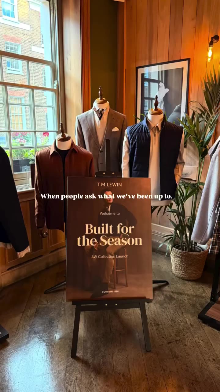 It’s been quite a season. A new store, a new look at AW, an updated E-com…