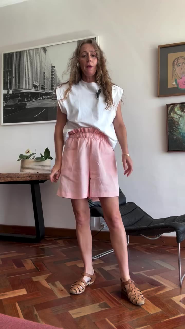 The Blythe Paper Bag Shorts 🤍 Shorts, but make them really comfortable. Made…