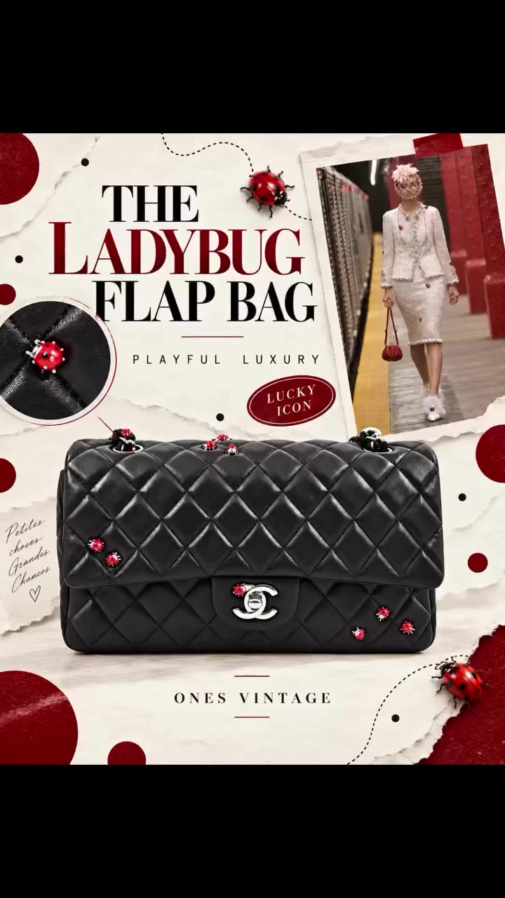 A classic Flap, taken over by ladybugs. 🐞 Created in 2011, this playful Karl…