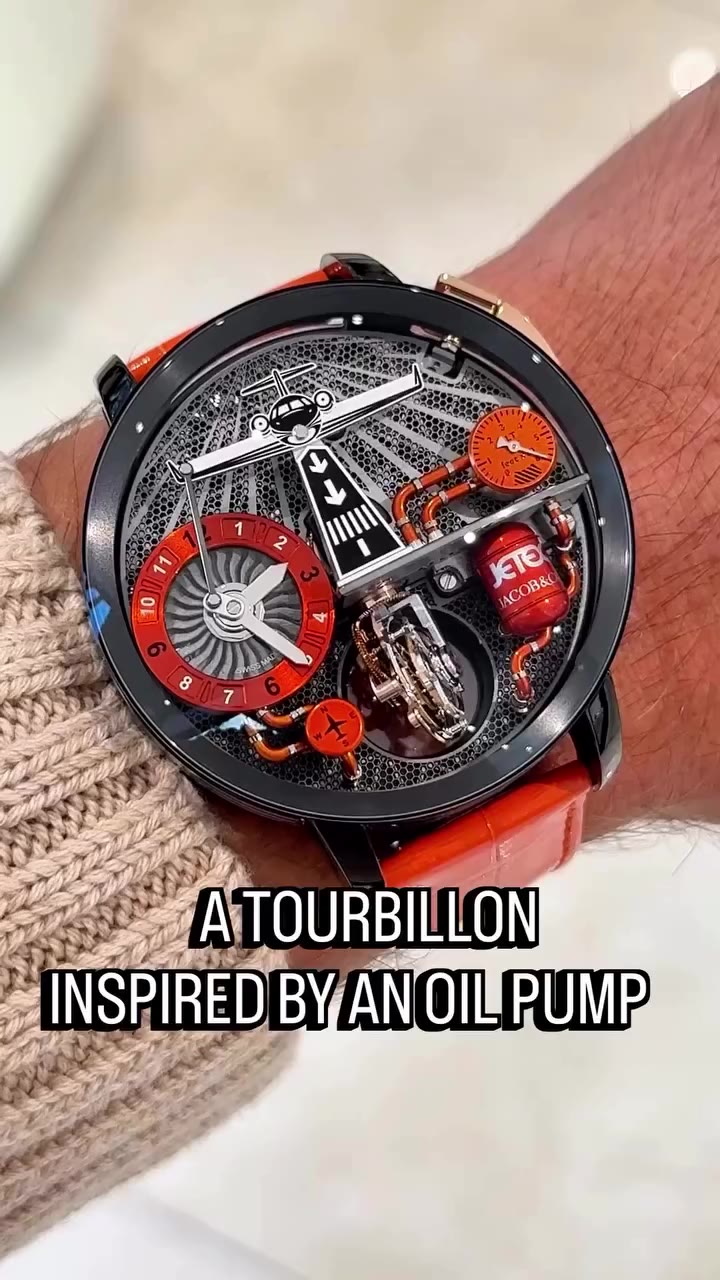 A watch built like a piece of aviation machinery. Created as a one-of-one…