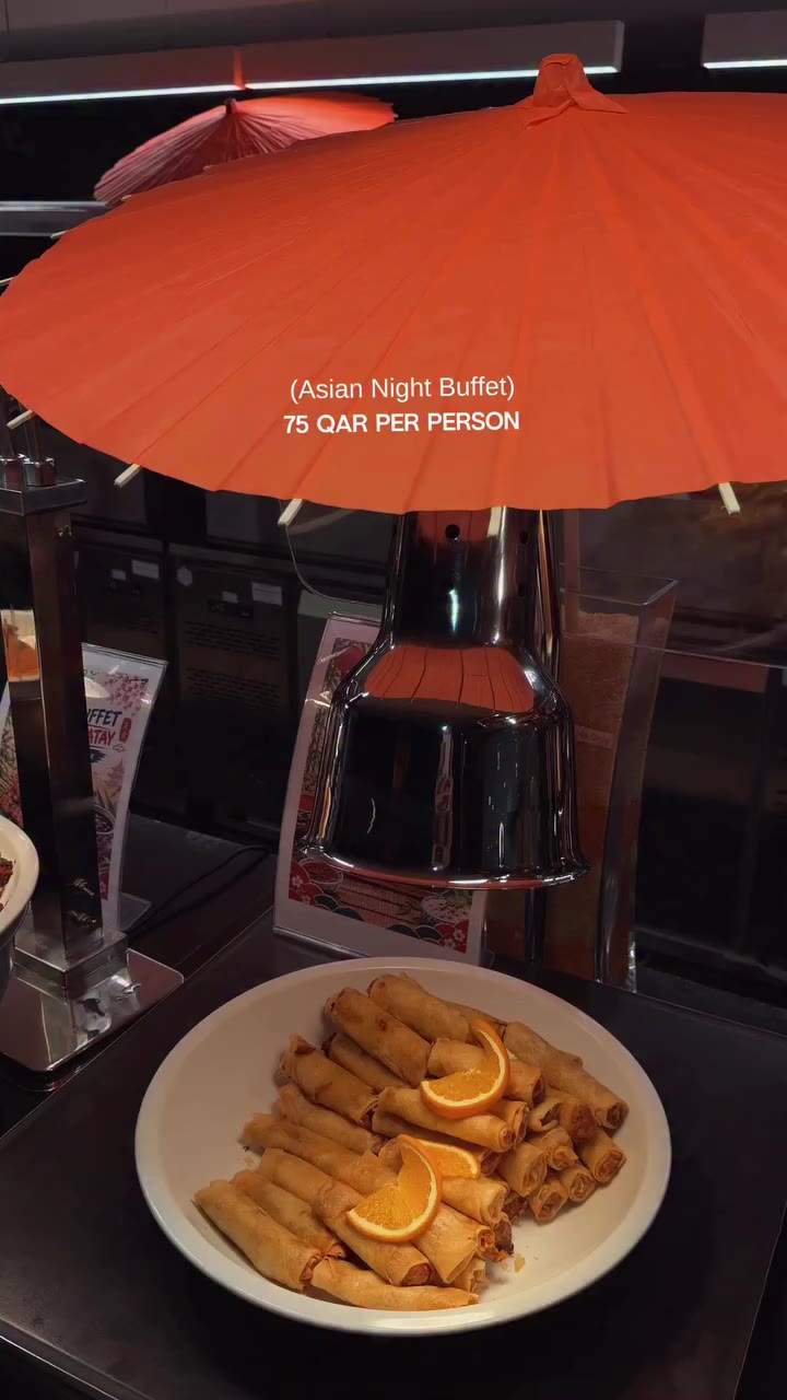 Unlimited Asian Buffet every Friday from 5pm to 10pm at @fourpointsdoha Kids…