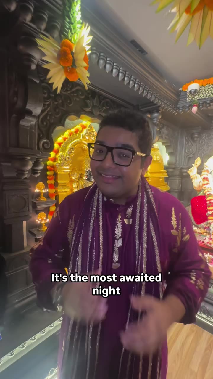 Raise your hands the 8 am gang 🎤💪🏻✨🤲🏻😌😇 #BhajjanNight @sashavillacharaja