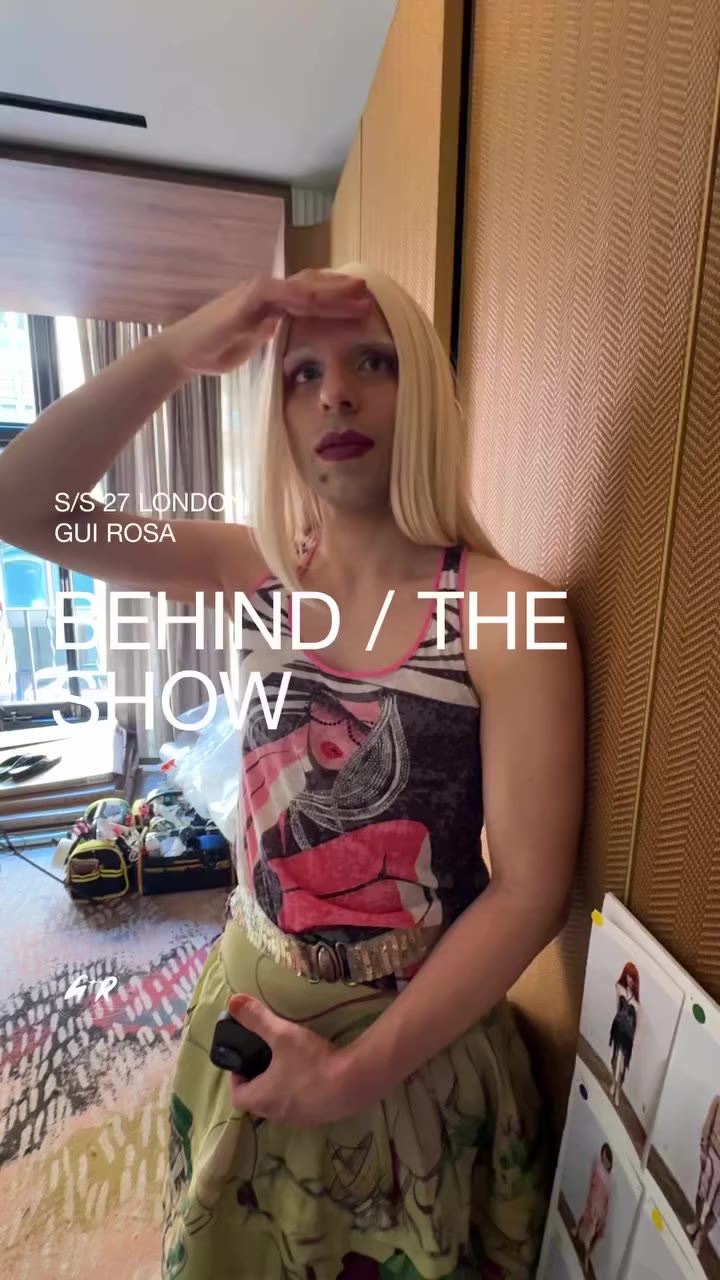 We spoke with Gui Rosa after her S/S 27 presentation. Essentially a family…