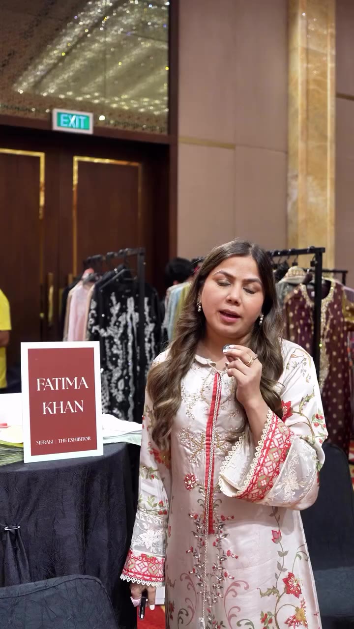 A special shoutout from @fatimakhanfashion, straight from the MERAKI Festive…