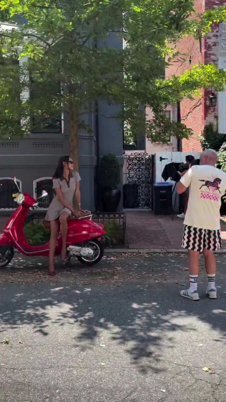 BTS of shooting our Chocolate Gingham Capsule 🐻🤎
