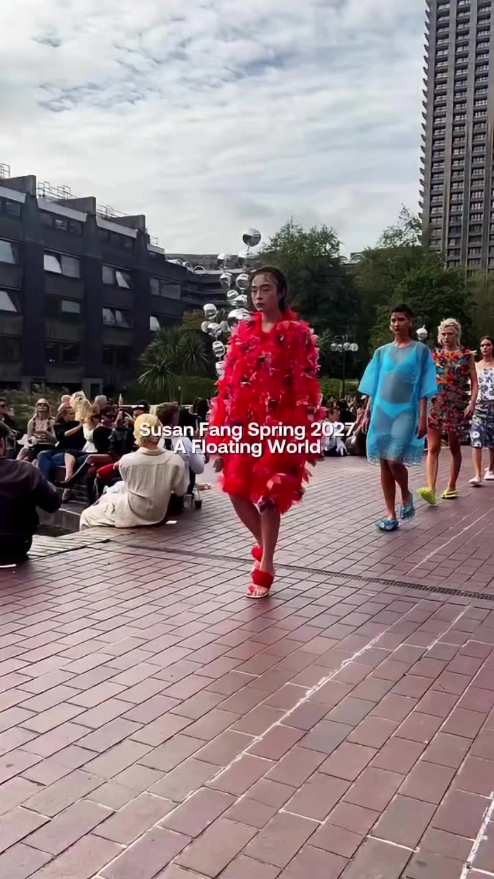 @SusanFangOfficial returned to London Fashion Week with SS27, A Floating…