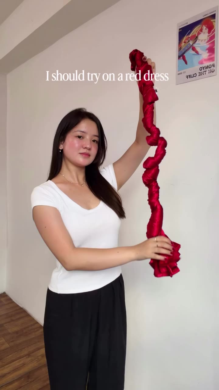 got the finest red satin dress on the internet, everything else is noise ! ft…