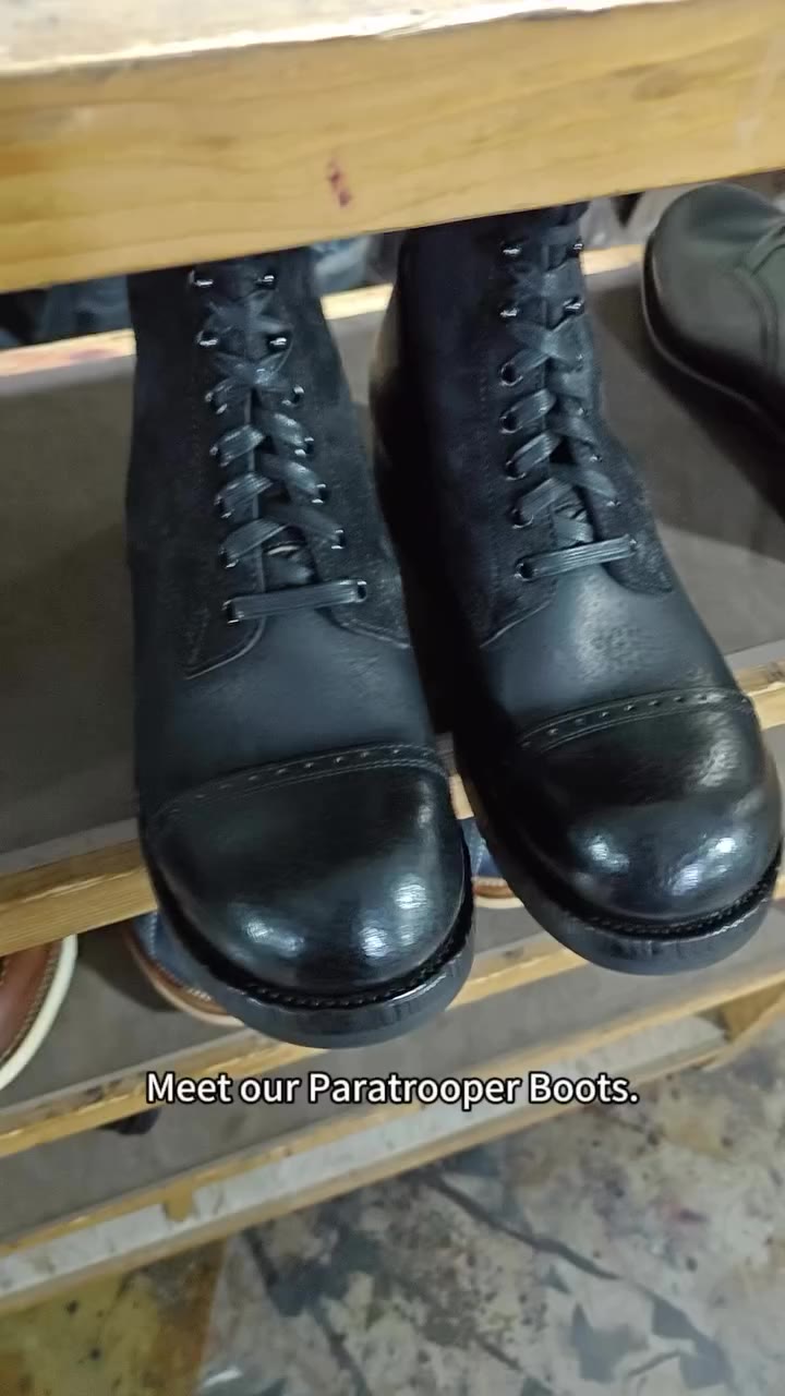 The spirit of vintage airborne, built to last. Our Paratrooper Boots on the…