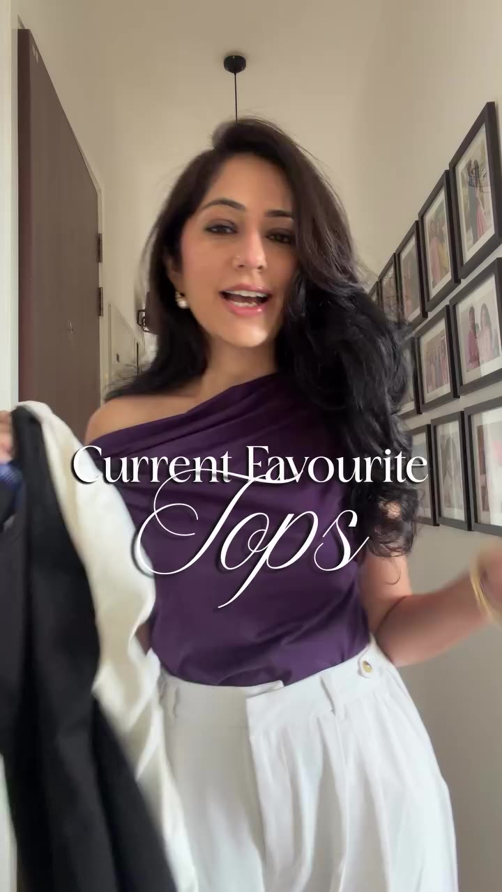 Three tops, three very different moods 🤍 From a little dressy to everyday…
