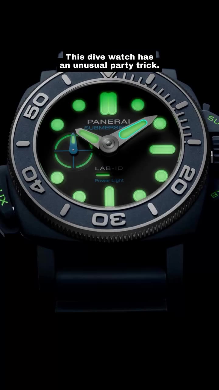This Mechanical Watch Powers 160 LEDs How do you light up a dive watch without…
