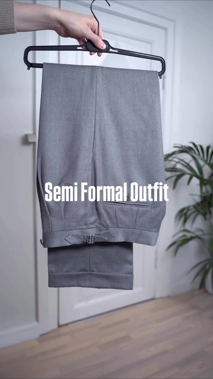Semi-formal outfit idea built around one of the most timeless colour…