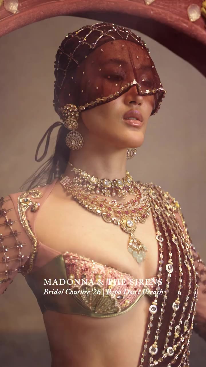 Imagine a woman stepping out of a Baroque painting, the richness of its…