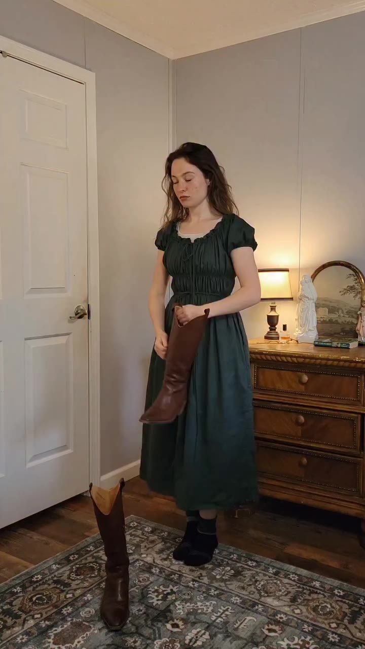 Beautiful linen cottagecore dresses